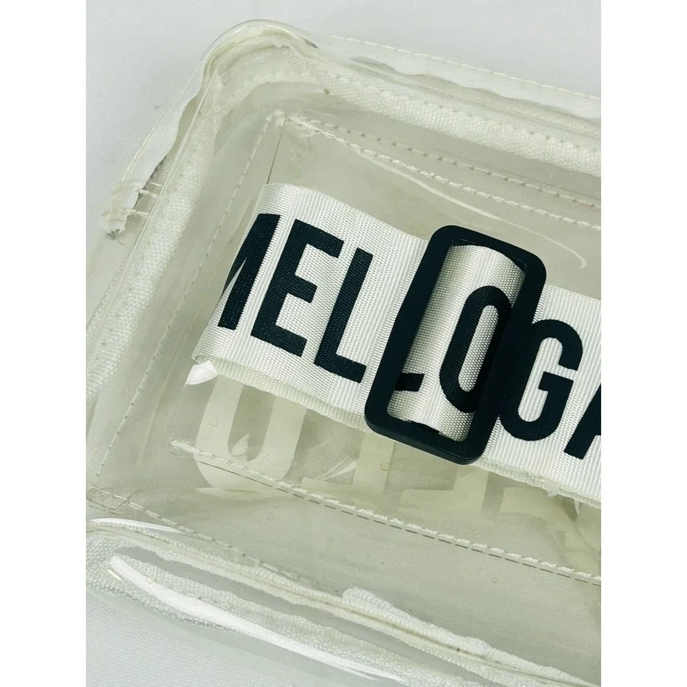 Marshmello Mellogang Clear Belt Bag Adjustable White Fanny Pack Kids Unisex